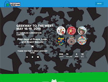Tablet Screenshot of geekwaytothewest.com